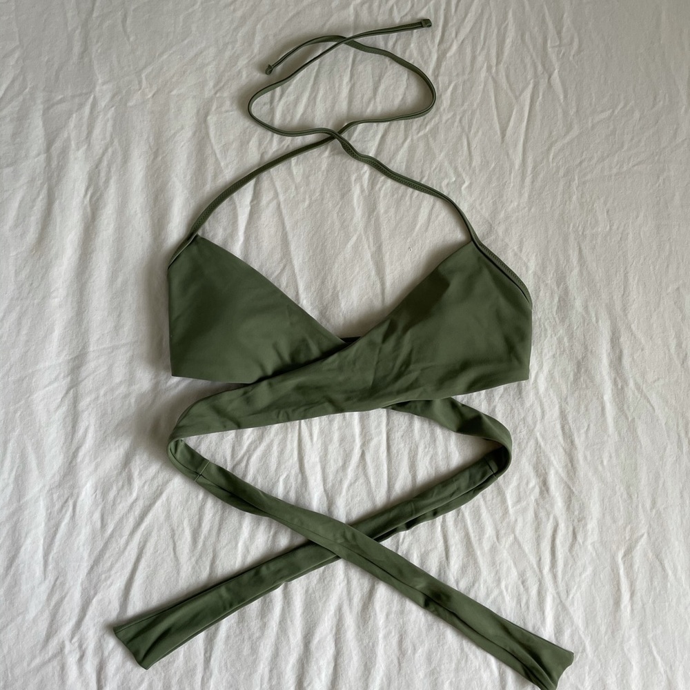 AERIE WRAP BIKINI TOP